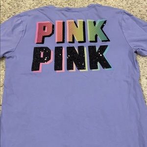VS pink sequin tee